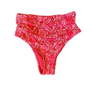 RHODE Women's Zinnia Floral Print High Waist Bikini Bottom Size XS